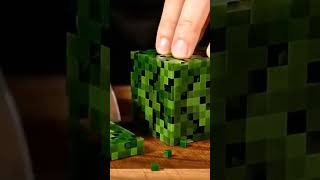 Сочная ASMR-нарезка кубов из Minecraft. Наслаждайтесь 😇