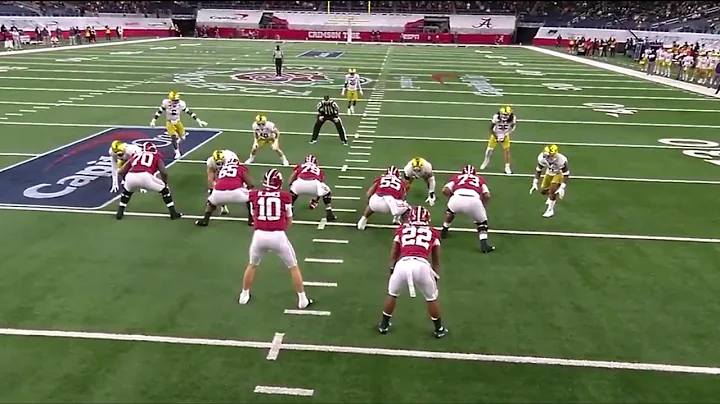 Alabama's Inside Zone Quick Screen RPO