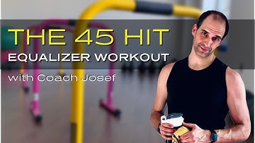 The 45-Second Interval HIIT Home Workout with the Lebert Fitness EQualizers (Full Workout)