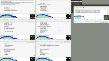 HackRF+Gqrx+7instances of JAERO, 6 ACARS, one voice