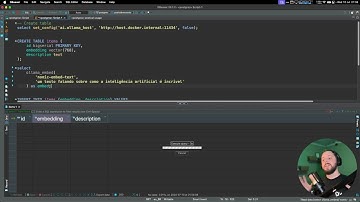 Criando embeddings com sql no postgres