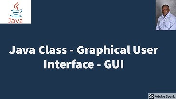 Java Class and Object - Graphical User Interface (GUI) Program examples