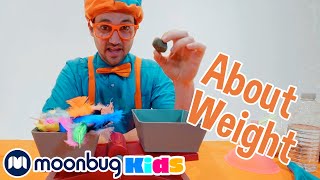 Heavier or Lighter? | Explore with BLIPPI!!! | Educational Videos for Toddlers