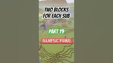 Part 19 Building A MASSIVE Minecraft Village With Subscriber Blocks