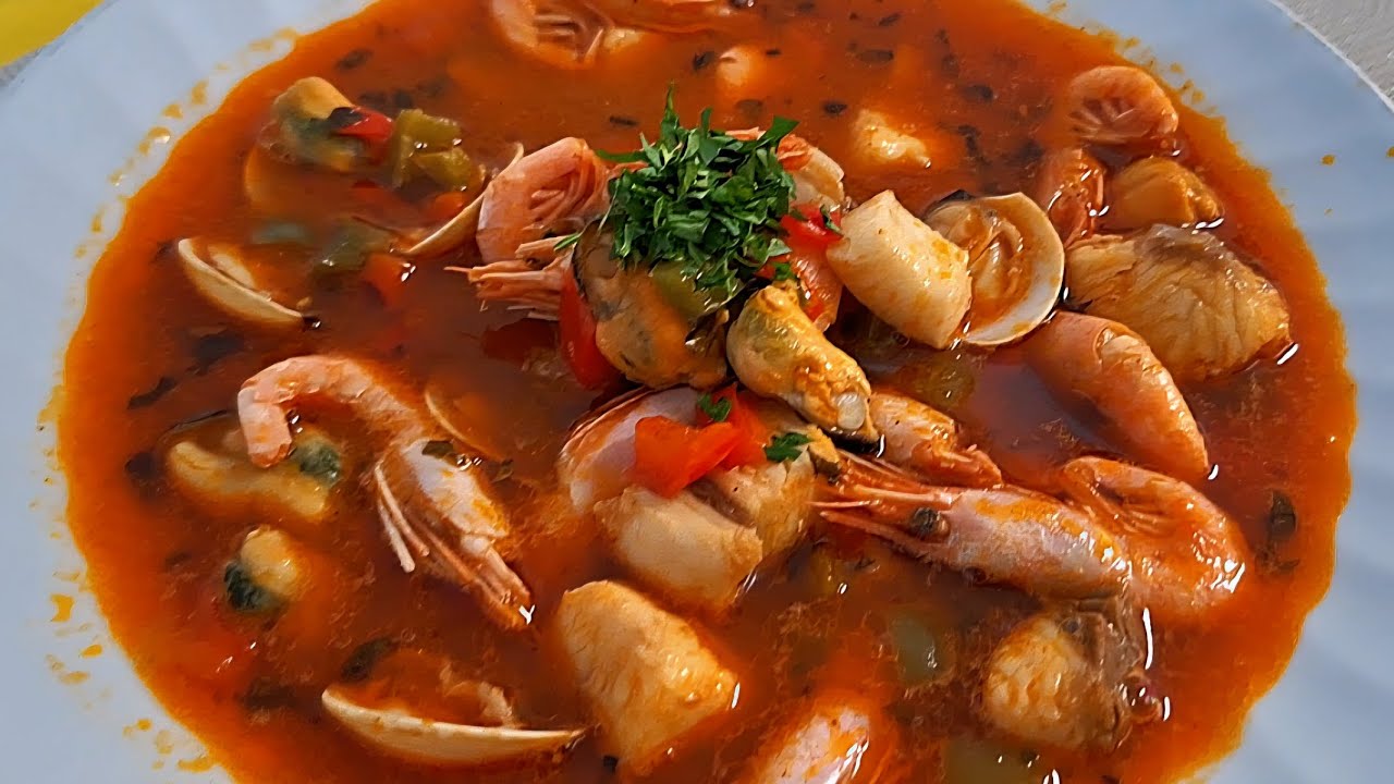 🦐🦑 شوربة بحريات سريعة و لذيذة 😍 أقل من 20 دقيقة و الوصفة سرية 🔥🍲