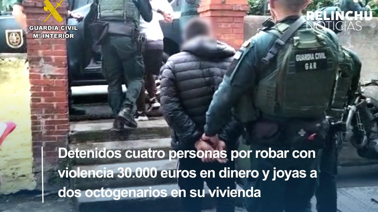 Detenidos cuatro personas por robar con violencia 30.000€ y joyas a dos ...