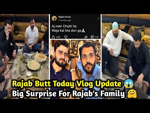Rajab Butt Today Vlog Update | Big Surprise For Rajab's Family | Rajab's Family