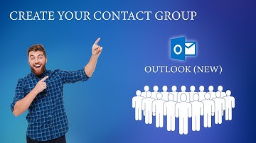 How to Create Contact Groups (Outlook New) 2025