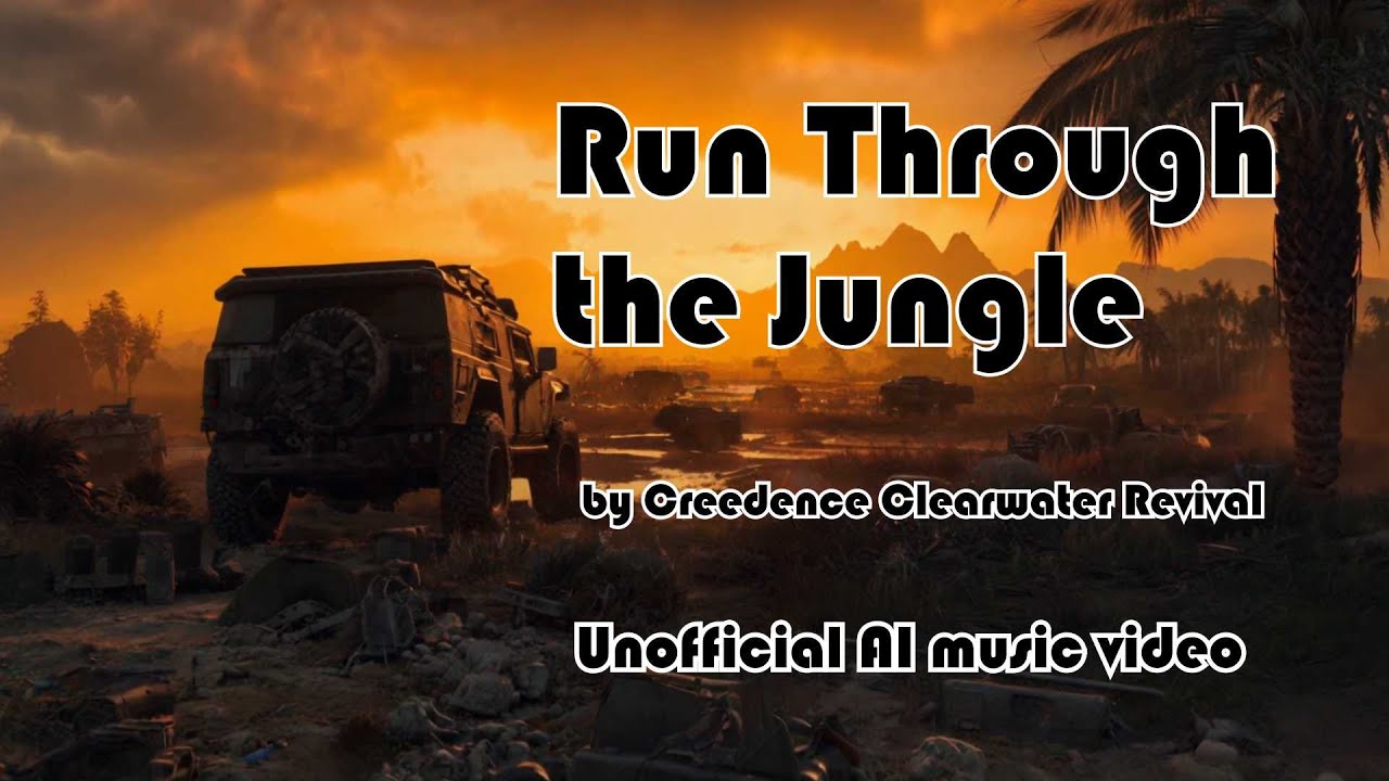 Run Through the Jungle AI Music Video - YouTube