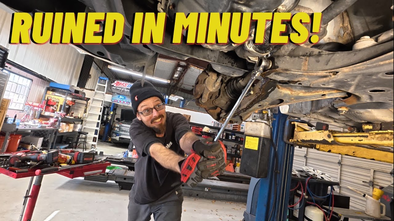 Mechanic Destroys Customers FRAME! Control Arms Gone WRONG! 