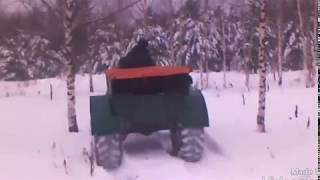 Череповецкий Вездеход испытание по снежному лесу