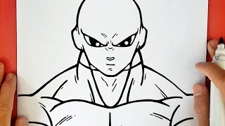 FACIL DE DESENHAR COMO DESENHAR o JIREN de DRAGON BALL SUPER 