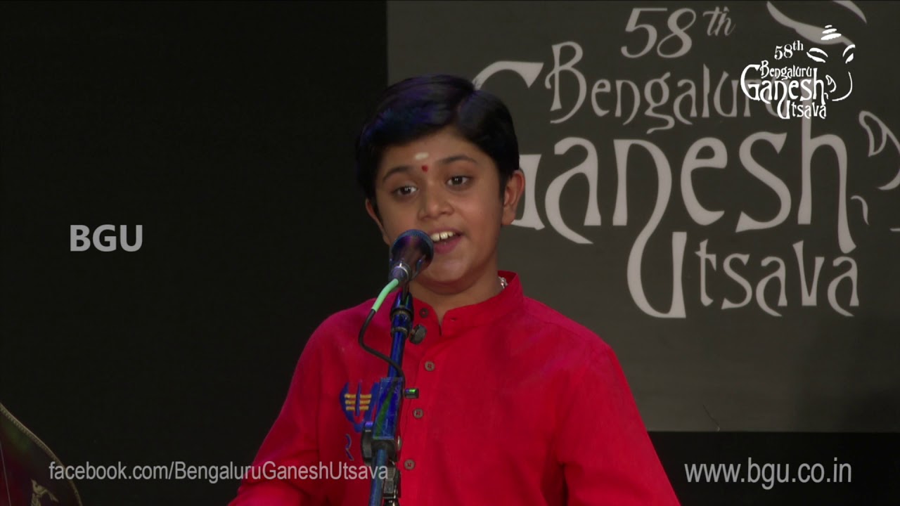 PALUKE BANGARAMAYENA  Raaga Anand  Bhairavi  Rahul Vellal  58th Bengaluru Ganesh Utsava 2020