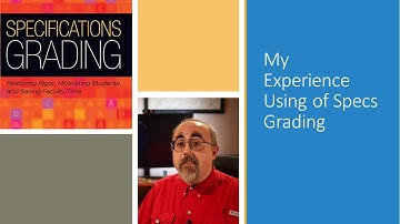 My Experience Using of Specs Grading (Re-Upload)