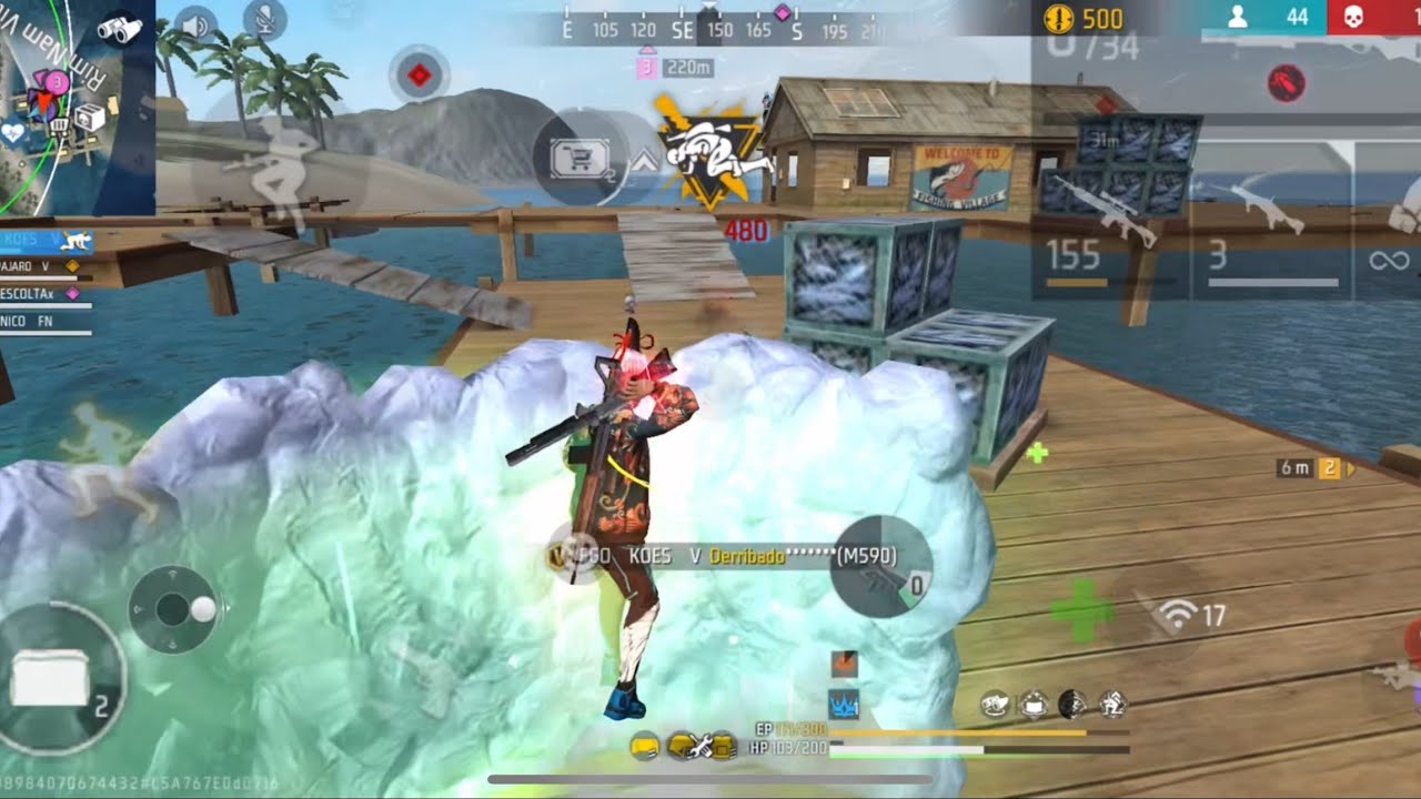 FREE FIRE LEAGUE CON FUEGO//KOES//IPHONE 15