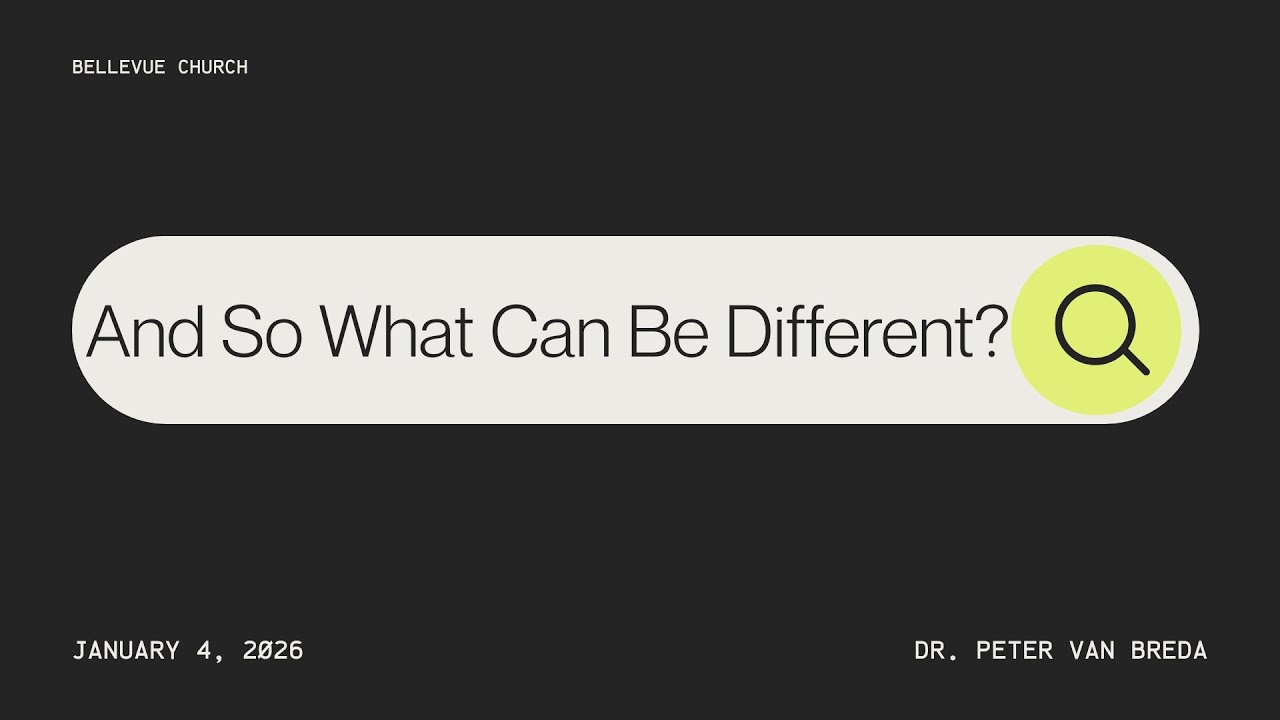 04 January 2026 - Peter van Breda - And So What Can Be Different?