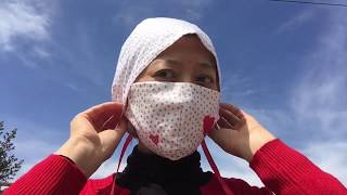 Easy Reversible Scrub Cap or Surgical Cap for long hairs