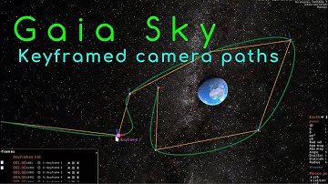 Gaia Sky 2.2.0-RC8 - Keyframed camera paths