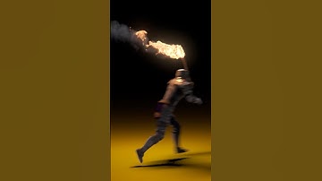 Creating REALISTIC Torchfire FX in Houdini🔥 #fire #houdinifx #3danimation