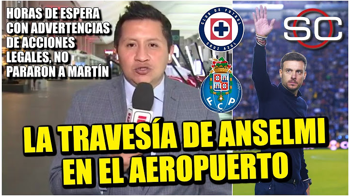 César CUENTA lo sucedido con Anselmi en el aeropuerto. Cruz Azul NO QUERÍA que viaje | SportsCenter