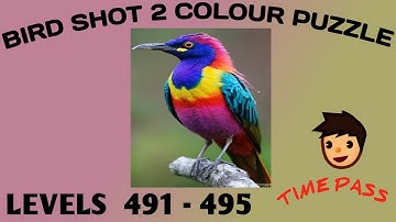 Bird sort 2 colour puzzle 🐦 level491-495 #birdsortcolorpuzzle #birdpuzzle #birdshort