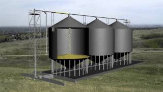 Video -- watch how a Grain Pump operates with Hopper Bottom Grain Bins
