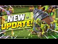 The BIGGEST Clash Royale UPDATE is HERE!! NEW CARD, MORE GOLD & MORE!!