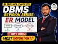 DBMS REVISION SERIES | SPPU MCA ENGG 2025 | U1L4 ER Model Basics | Entity, Attributes, Relationships