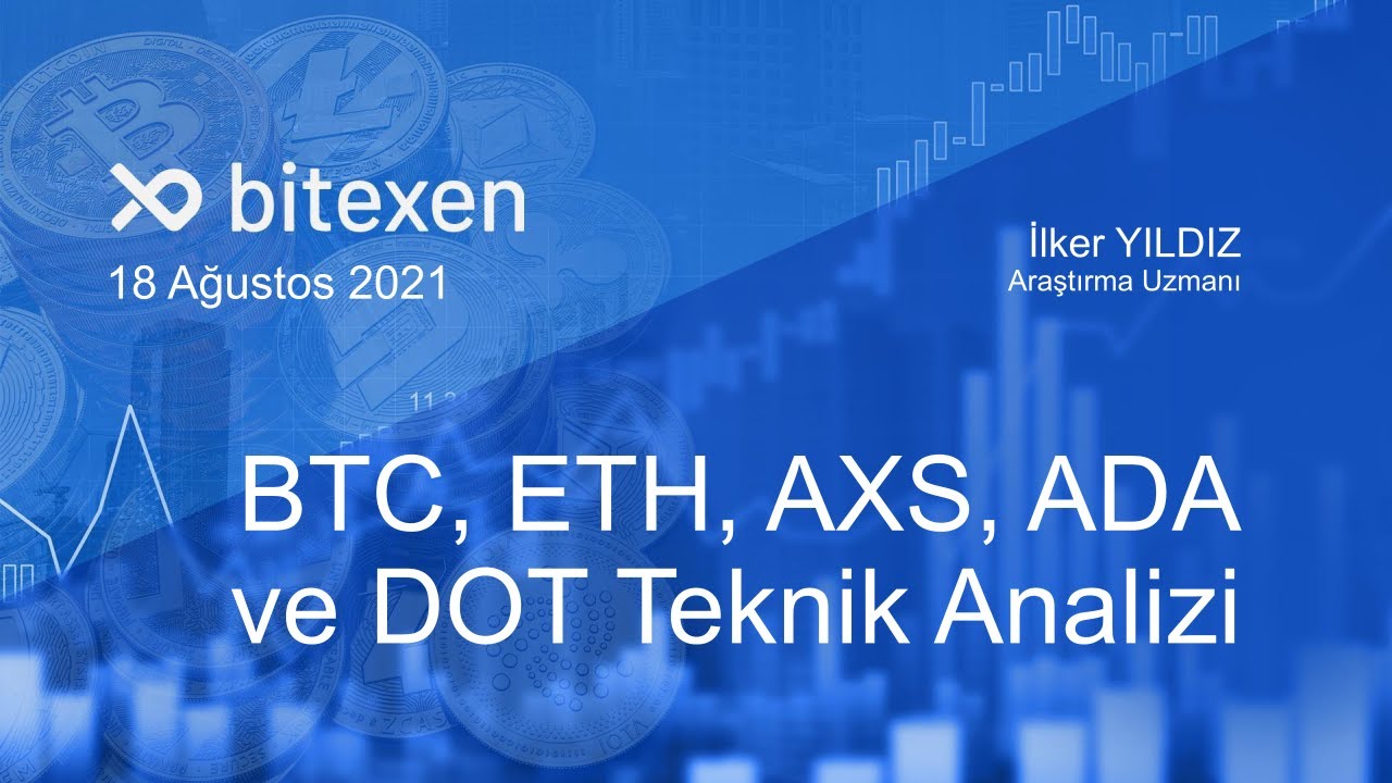 BTC, ETH, AXS, ADA ve DOT Teknik Analizi | Kripto Para Piyasasında Son  Durum | 18 Ağustos 2021