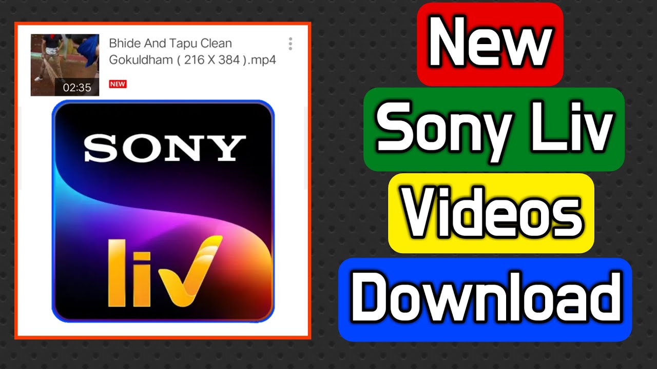 Sony liv se video kaise download Kare How To download sony liv