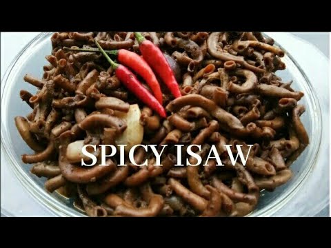 How to Cook Spicy Chicken Isaw Adobo (Chicken Intestines)