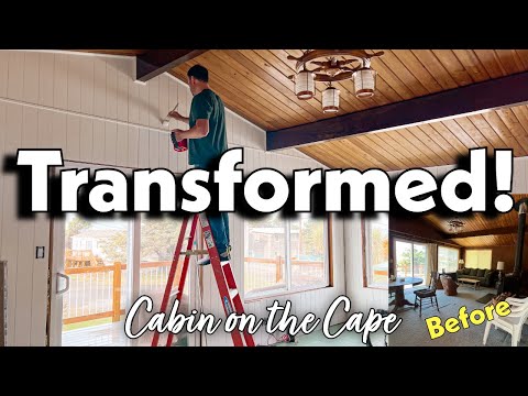 Beach Cabin Tiny House Reno - We Bought A Cabin on the Coast - Makeover This House With Us #vlog