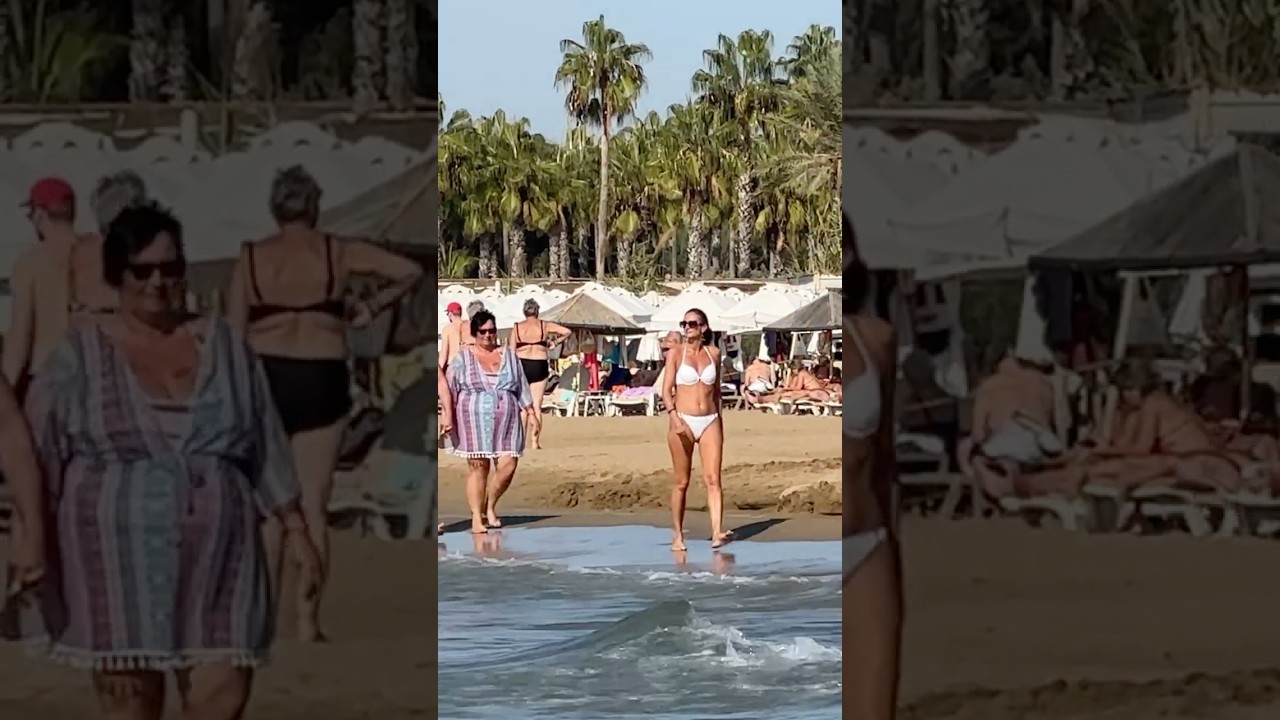 🇹🇷 Side Beach Antalya Travel. Beautiful Day at the Beach 