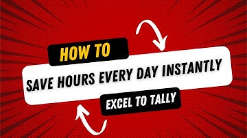 Excel to Tally Automation: The Future of Accounting!