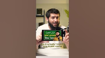 One lesson! #learnarabic