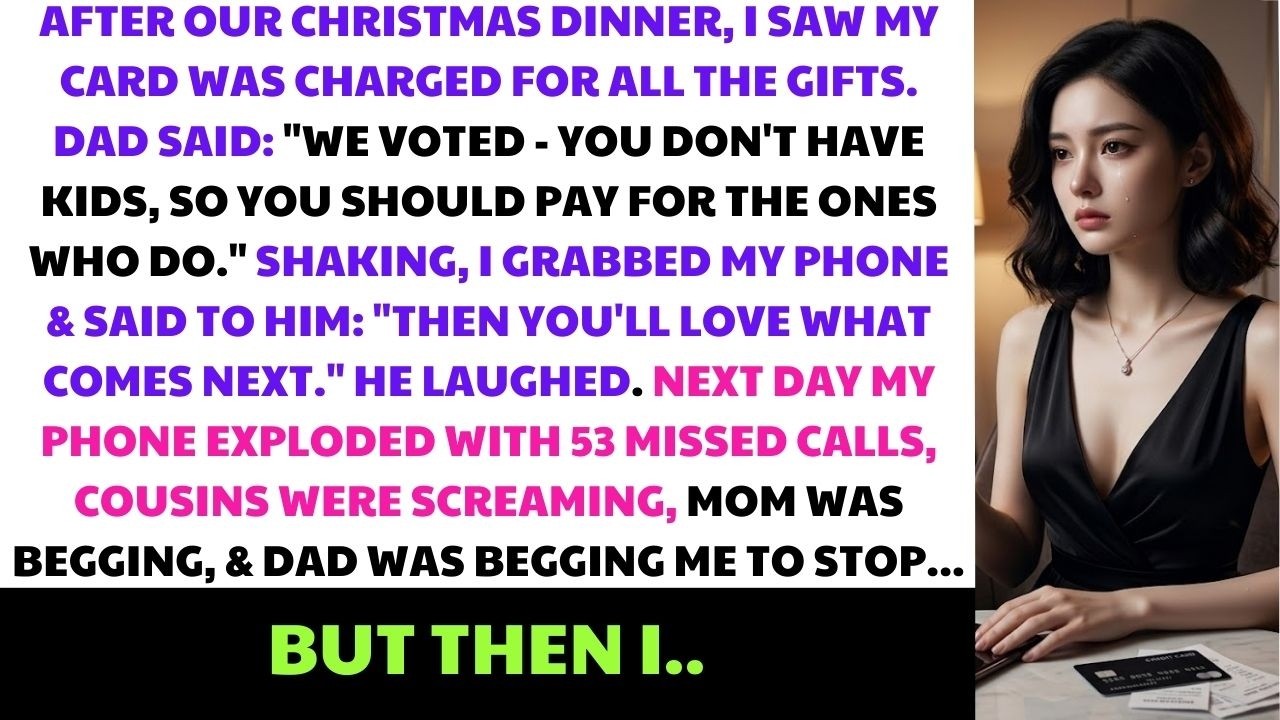 My Family Secretly Voted to Charge MY Card for All Their Christmas Gifts