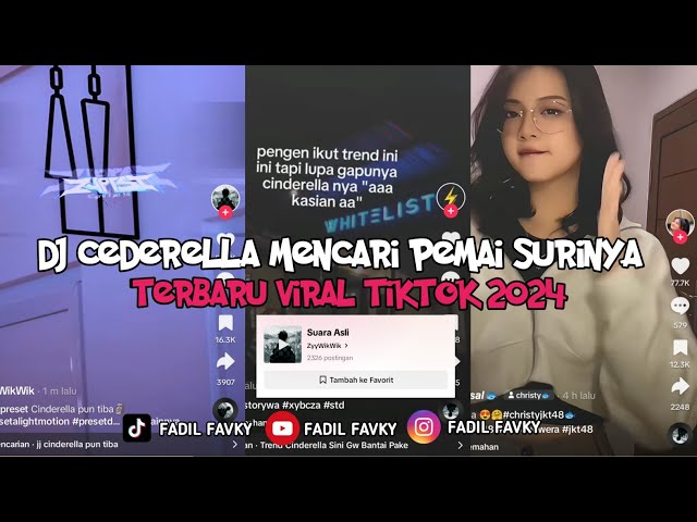 DJ CINDERELLA - RADJA (BOOTLEG) X MASHUP GOYANG LUMBA LUMBA VIRAL TIKTOK 2024 class=