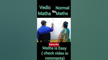 Vedic Maths Trick🔥 | Vedic Maths vs Normal Maths #fun #shorts #youtubeshorts #trending #vedicmaths