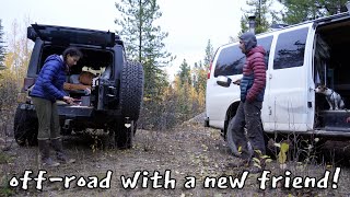 Off-Road Adventure with a New Friend - Van Life Yukon