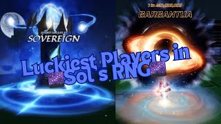 🍀Luckiest Players in the World🍀 | 🌌Sol's RNG🌌 | Pt. 8