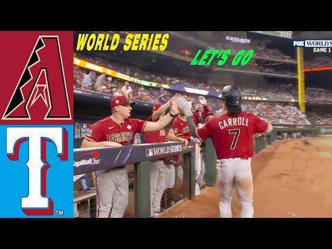Rangers vs D-Backs WORLD SERIES (10/27/2023) GAME 1 - MLB Highlights 