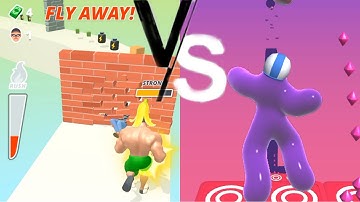 Muscle Rush Vs Blob Runner 3D All Levels Gameplay Android iOS Walkthrough 3DG90