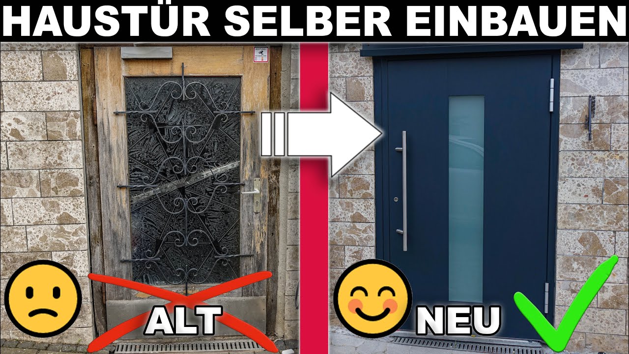 WAND VERPUTZEN - Eingangstür einbauen | Haustür selber einbauen! | Home Build Solution