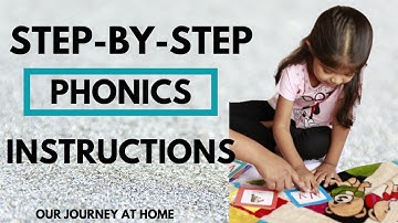 Phonics Step by Step Instructions for Parents, Teachers and Educators | Our Journey At Home