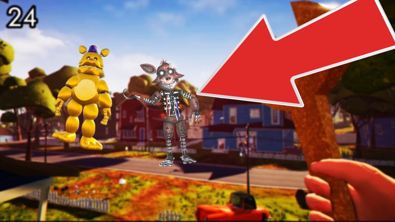 THE HELLO NEIGHBOUR ANIMATRONIC MIX MOD IS CRAZY... - YouTube