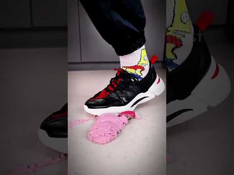 Sneakers vs Ice Cream #asmr #asmrvideo #icecream