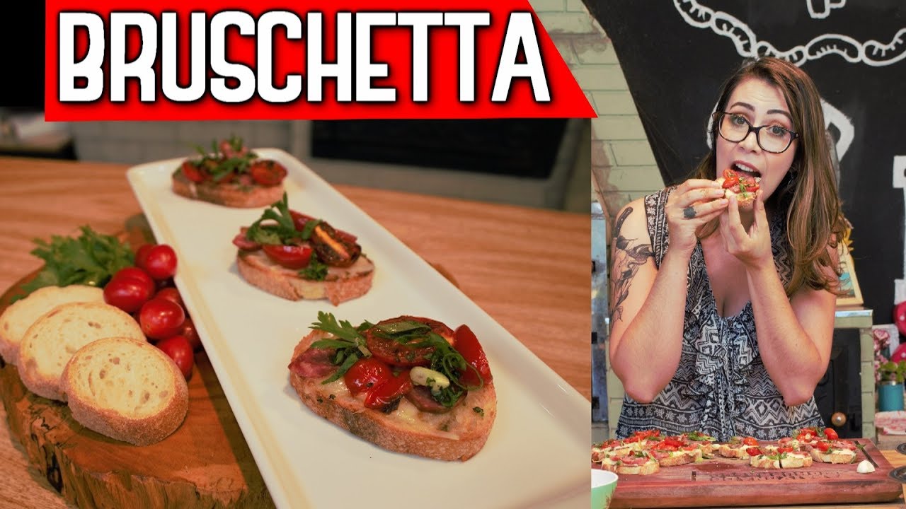 COMO FAZER BRUSCHETTA - YouTube
