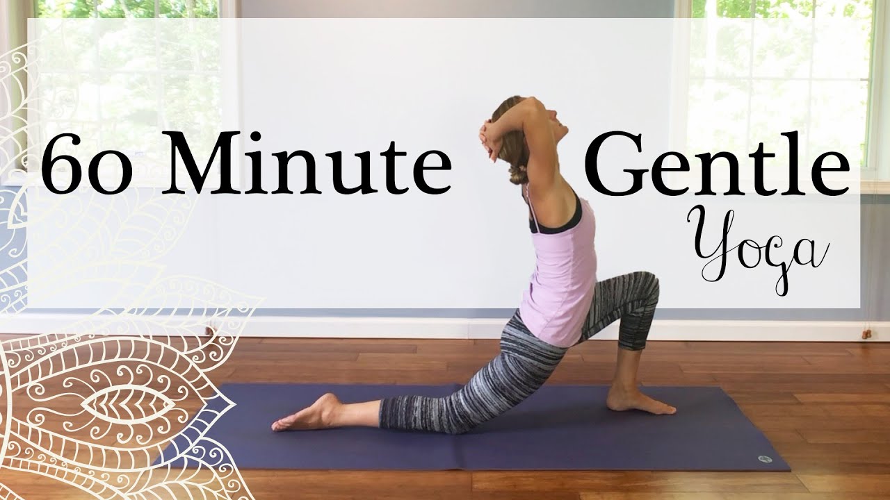 60 MINUTE GENTLE YOGA - full class for all levels, great for seniors