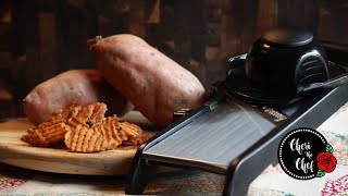 How To Make Sweet Potato Waffle Fries | Gramercy Mandoline Review