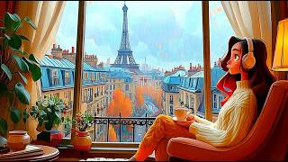 ☔ Rainy Morning in Paris | Soft French Jazz & Lofi Playlist | rotavi screenshot 4